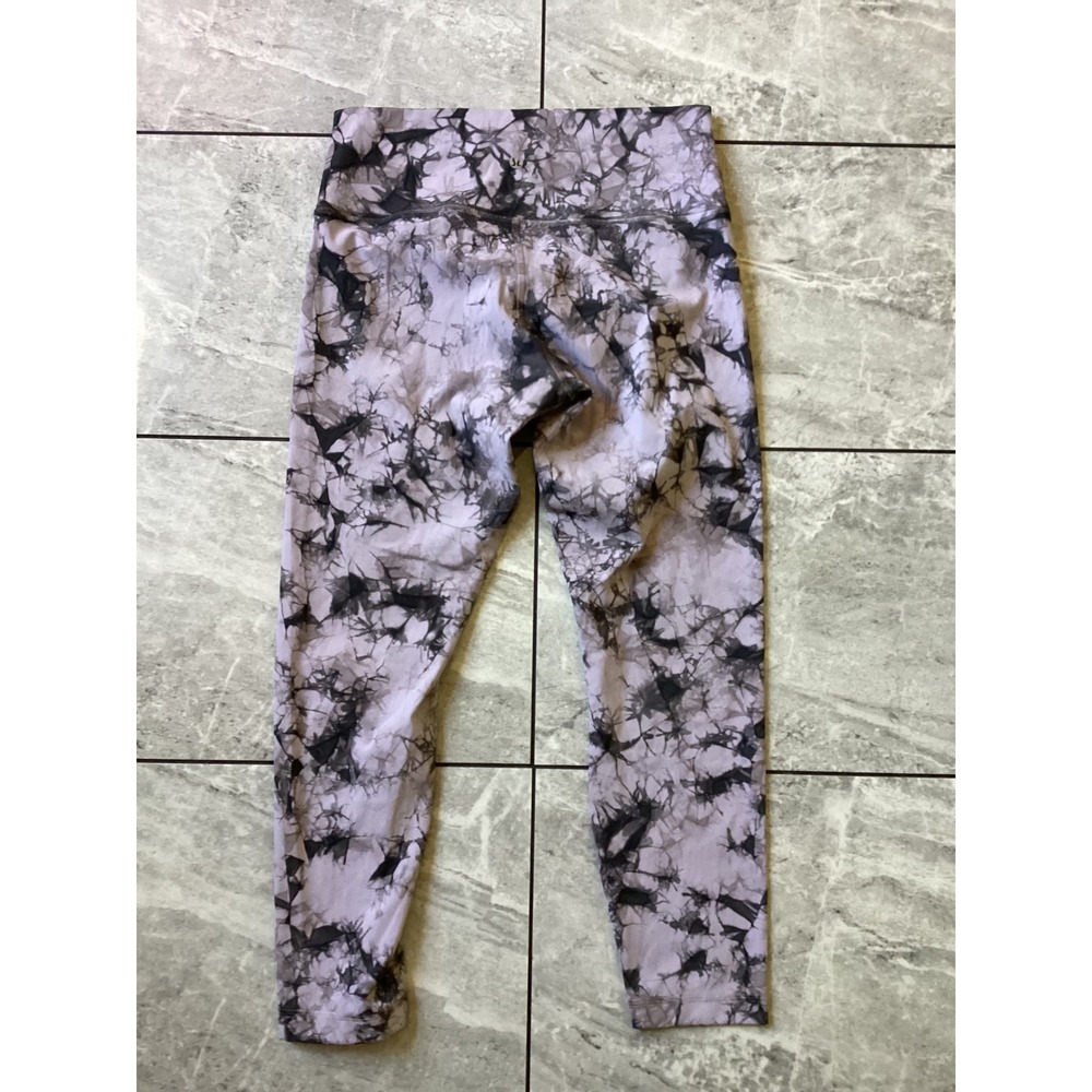Lululemon Wunder Under High-Rise Crop 23 Shibori Kaleidoscope Multi Purple 10